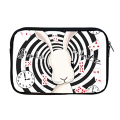 White Rabbit In Wonderland Apple Macbook Pro 17  Zipper Case by Valentinaart