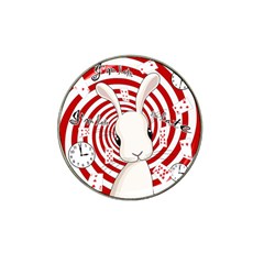 White Rabbit In Wonderland Hat Clip Ball Marker (10 Pack) by Valentinaart