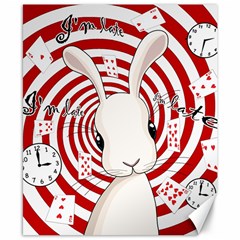 White Rabbit In Wonderland Canvas 8  X 10  by Valentinaart