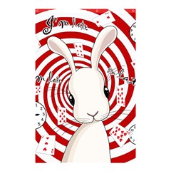 White Rabbit In Wonderland Shower Curtain 48  X 72  (small)  by Valentinaart