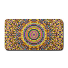 Wood Festive Rainbow Mandala Medium Bar Mats by pepitasart