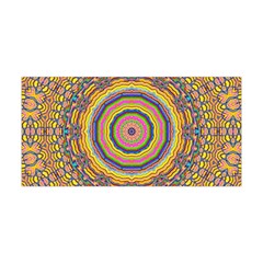 Wood Festive Rainbow Mandala Yoga Headband by pepitasart