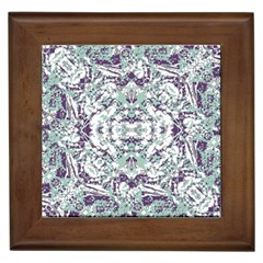 Modern Collage Pattern Mosaic Framed Tiles by dflcprints