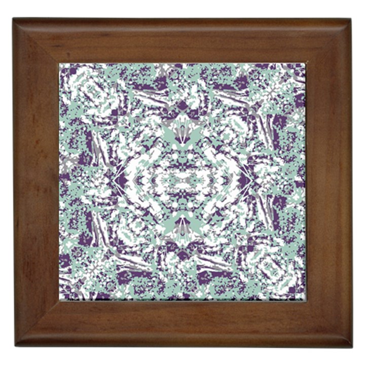 Modern Collage Pattern Mosaic Framed Tiles