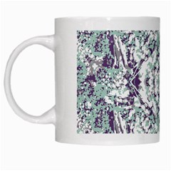 Modern Collage Pattern Mosaic White Mugs by dflcprints