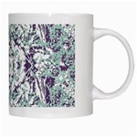 Modern Collage Pattern Mosaic White Mugs Right