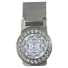 Modern Collage Pattern Mosaic Money Clips (cz)  by dflcprints