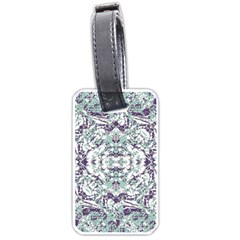 Modern Collage Pattern Mosaic Luggage Tags (one Side)  by dflcprints