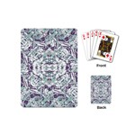 Modern Collage Pattern Mosaic Playing Cards (Mini)  Back