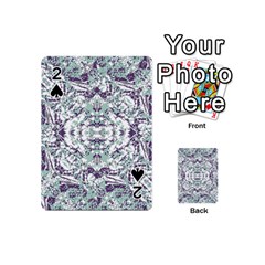 Modern Collage Pattern Mosaic Playing Cards 54 (mini)  by dflcprints