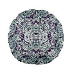 Modern Collage Pattern Mosaic Standard 15  Premium Flano Round Cushions by dflcprints