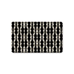 Wavy Stripes Pattern Magnet (name Card) by dflcprints