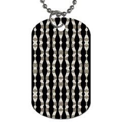 Wavy Stripes Pattern Dog Tag (one Side) by dflcprints