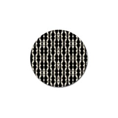 Wavy Stripes Pattern Golf Ball Marker by dflcprints