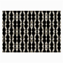 Wavy Stripes Pattern Large Glasses Cloth by dflcprints