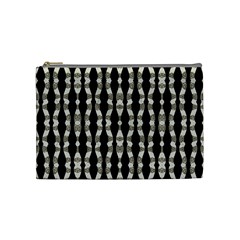 Wavy Stripes Pattern Cosmetic Bag (medium)  by dflcprints