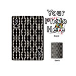 Wavy Stripes Pattern Playing Cards 54 (Mini)  Front - Spade8