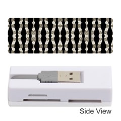 Wavy Stripes Pattern Memory Card Reader (stick)  by dflcprints