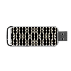 Wavy Stripes Pattern Portable Usb Flash (two Sides) by dflcprints