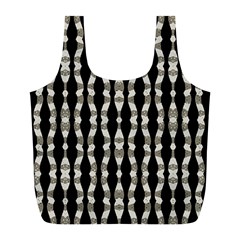 Wavy Stripes Pattern Full Print Recycle Bags (l)  by dflcprints