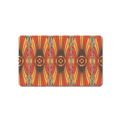 Geometric Extravaganza Pattern Magnet (name Card) by linceazul