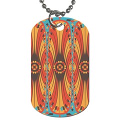 Geometric Extravaganza Pattern Dog Tag (one Side) by linceazul