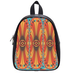 Geometric Extravaganza Pattern School Bag (small) by linceazul