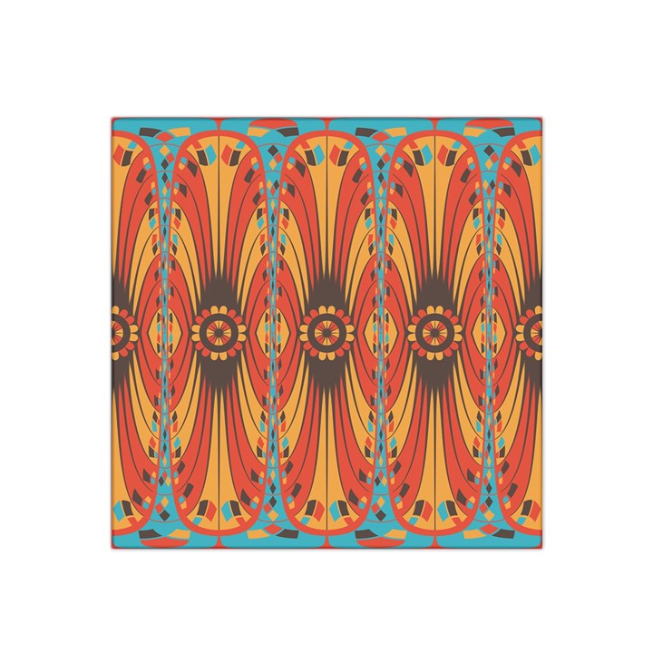 Geometric Extravaganza Pattern Satin Bandana Scarf