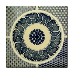 Background Vintage Japanese Tile Coasters by Nexatart