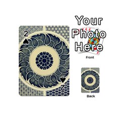 Background Vintage Japanese Playing Cards 54 (mini)  by Nexatart