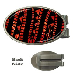 Background Abstract Red Black Money Clips (Oval) 