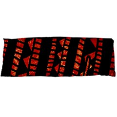 Background Abstract Red Black Body Pillow Case Dakimakura (two Sides) by Nexatart