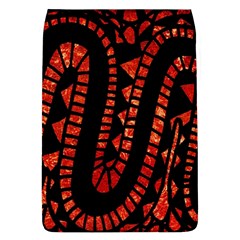 Background Abstract Red Black Flap Covers (L) 