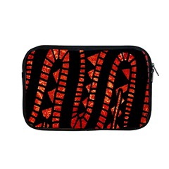 Background Abstract Red Black Apple MacBook Pro 13  Zipper Case