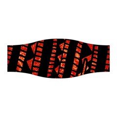 Background Abstract Red Black Stretchable Headband