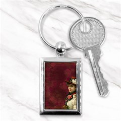 Vintage Edwardian Scrapbook Key Chains (rectangle)  by Nexatart