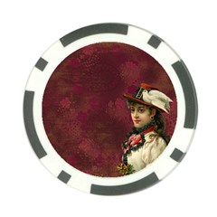 Vintage Edwardian Scrapbook Poker Chip Card Guard (10 Pack) by Nexatart