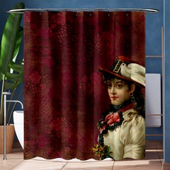 Vintage Edwardian Scrapbook Shower Curtain 60  X 72  (medium)  by Nexatart