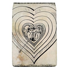 Heart Drawing Angel Vintage Flap Covers (l)  by Nexatart