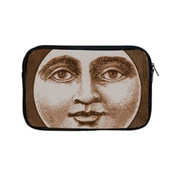 Moon Face Vintage Design Sepia Apple Macbook Pro 13  Zipper Case by Nexatart