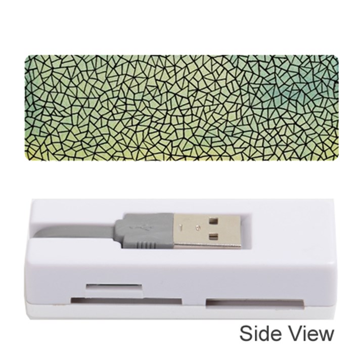 Background Cubism Mosaic Vintage Memory Card Reader (Stick) 