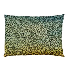 Background Cubism Mosaic Vintage Pillow Case (two Sides) by Nexatart