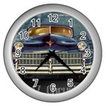 Vintage Car Automobile Wall Clocks (Silver)  Front