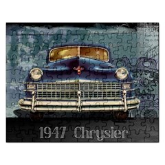 Vintage Car Automobile Rectangular Jigsaw Puzzl by Nexatart