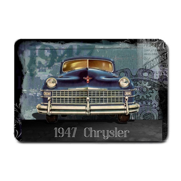 Vintage Car Automobile Small Doormat 