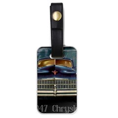 Vintage Car Automobile Luggage Tags (one Side)  by Nexatart