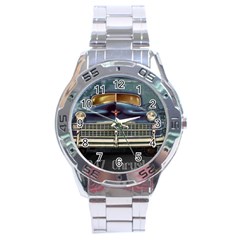 Vintage Car Automobile Stainless Steel Analogue Watch by Nexatart