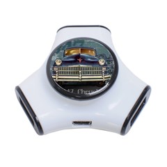 Vintage Car Automobile 3-port Usb Hub by Nexatart