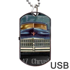 Vintage Car Automobile Dog Tag Usb Flash (two Sides) by Nexatart