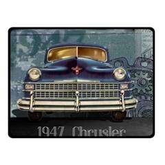 Vintage Car Automobile Double Sided Fleece Blanket (small)  by Nexatart